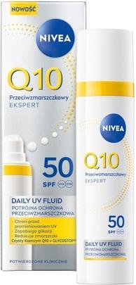 Produktbild NIVEA Q10 Daily Uv Fluid Anti-Wrinkle Face Spf 50 40ml (SPF 50)