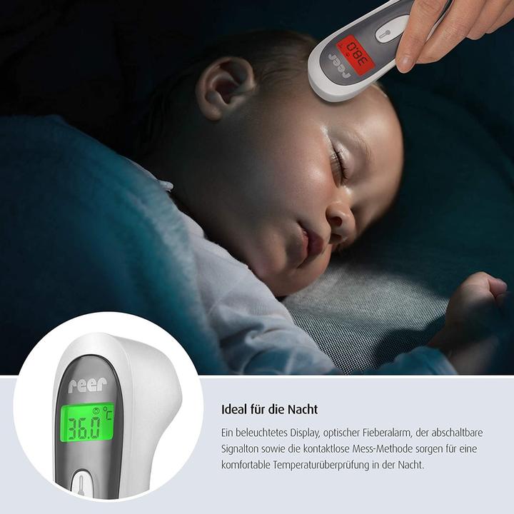 Produktbild Reer Colour SoftTemp 3in1 kontaktloses Infrarot Thermometer (Berührungslos, Stirn)