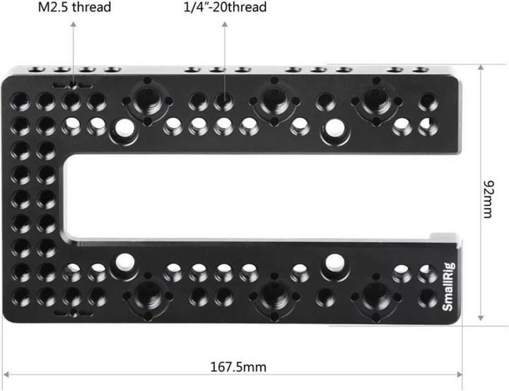 Actual product image SmallRig Sony FS7 Top Plate (Quick coupling plate)
