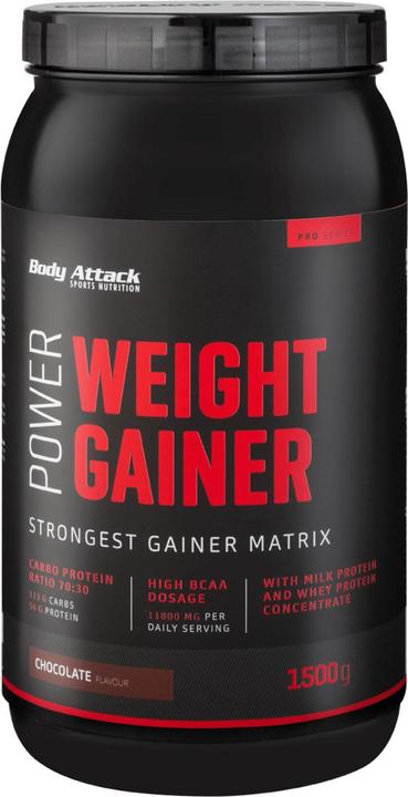 Immagine prodotto Body Attack Power Weight Gainer (barattolo da 1500 g) (Biscotti e panna, 1 pz., 1500 g)