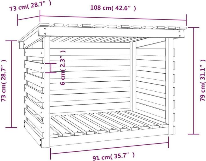 Produktbild VidaXL Paisas (108 x 73 x 79 cm)