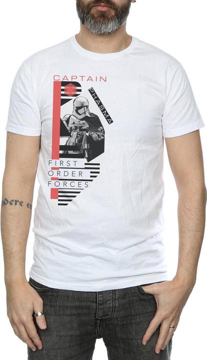 Actual product image Star Wars Mens The Last Jedi Captain Phasma T-Shirt (XL)