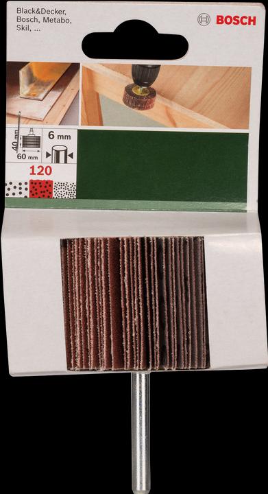 Image du produit Bosch Zubehör Ponceuse à lamelles pour perceuse, 60 mm (120)