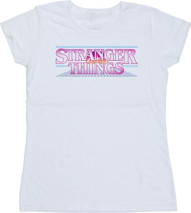 Immagine prodotto Netflix Stranger Things Retro Title Maglietta Donna (M)