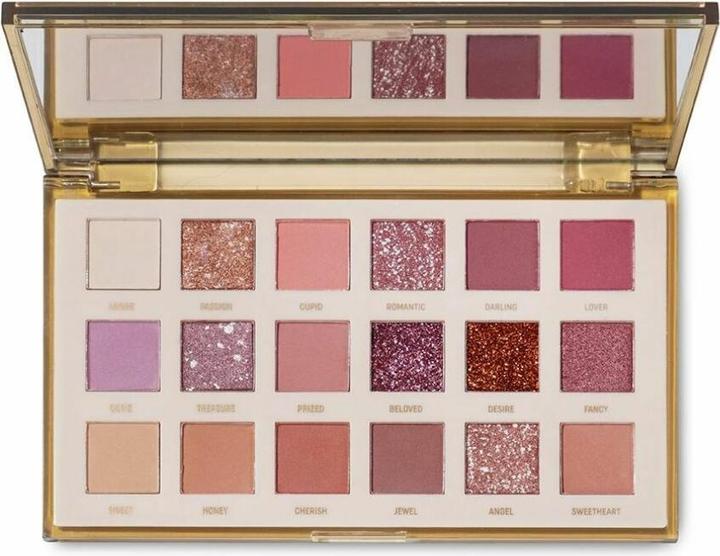 Actual product image IDC Institute EYESHADOW PALETTE 18 colours #very nude 1 u (Very Nude)