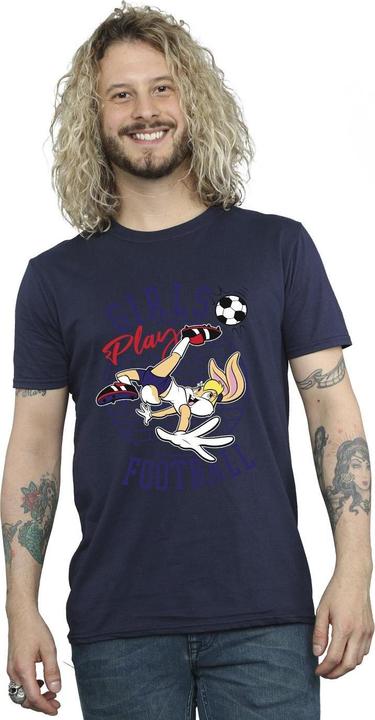 Immagine prodotto Looney Tunes Lola Bunny Girls Play Football Maglietta Uomo (M)