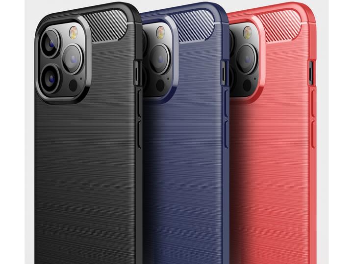 Immagine prodotto Screenguard Custodia Apple iPhone 13 Pro Max Carbon Brushed Soft TPU (Apple iPhone 13 Pro Max)