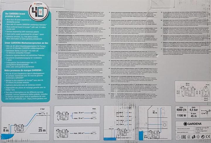 Produktbild Gardena Haus- & Gartenautomat 4000/5 (Hauswasserpumpe)