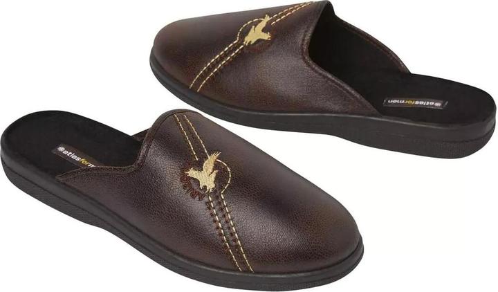 Image du produit Atlas For Men Mens Fleece Lined Slippers (pantoufles en laine polaire) (42)