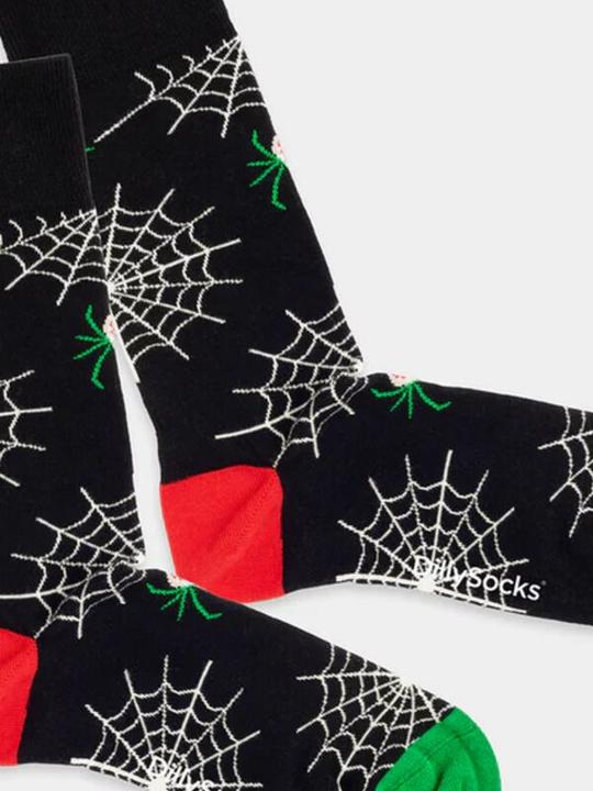 Actual product image DillySocks Spider Invasion (Single pack, 41 - 46)
