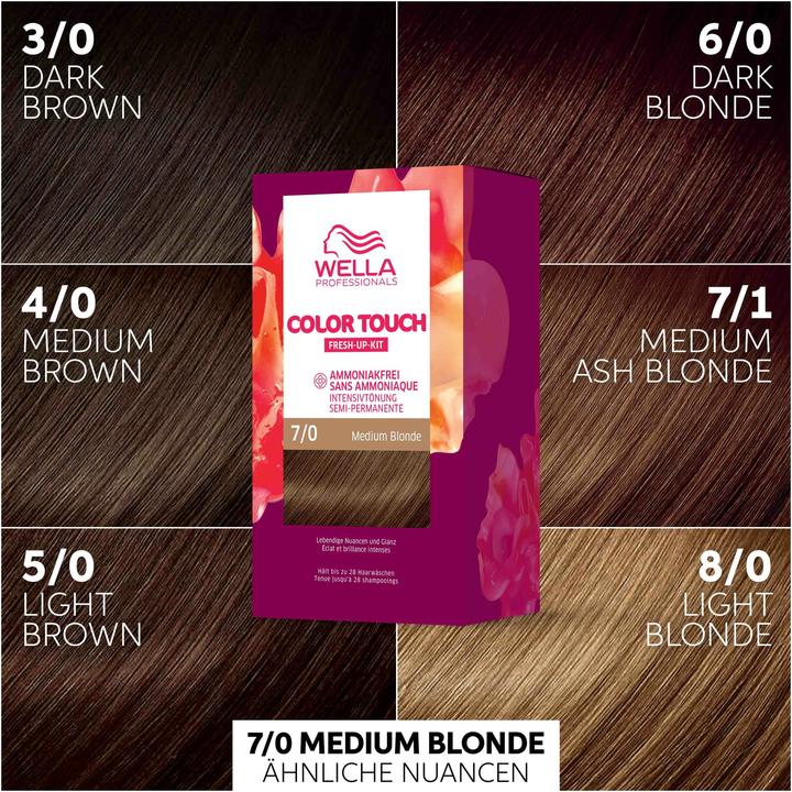 Actual product image Wella Colour Touch Fresh-Up Kit (7/0 medium blonde)