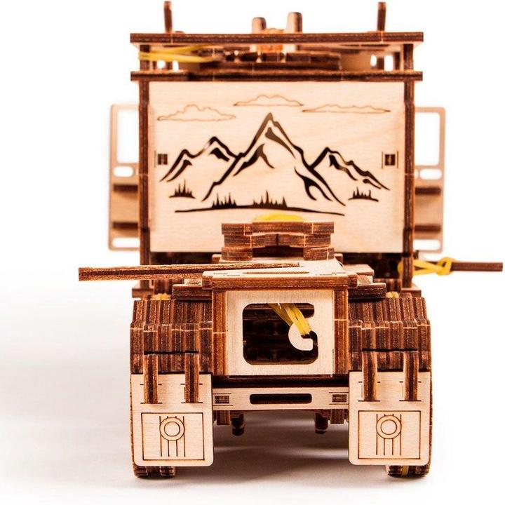 Actual product image Wood Trick Truck - articulated lorry - 3D wooden construction kit
