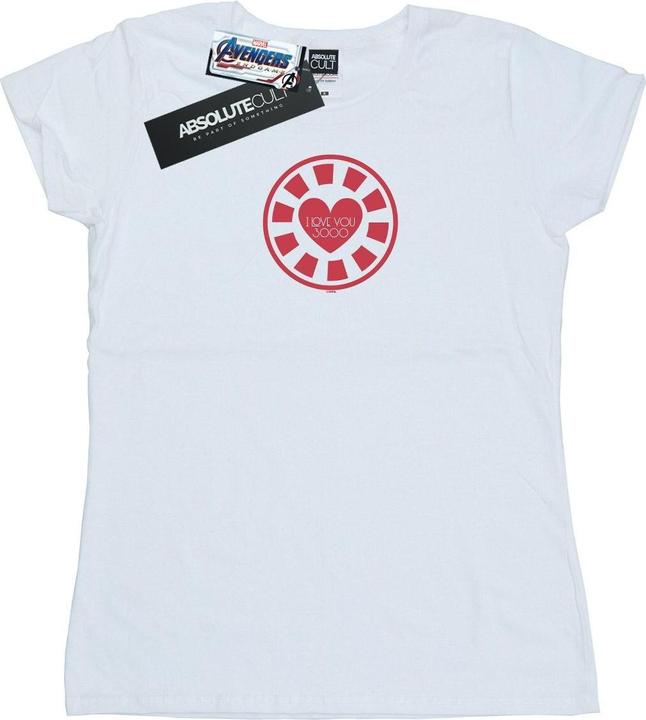 Avengers Endgame Ich liebe dich 3000 Tony Stark Herz Baumwolle TShirt