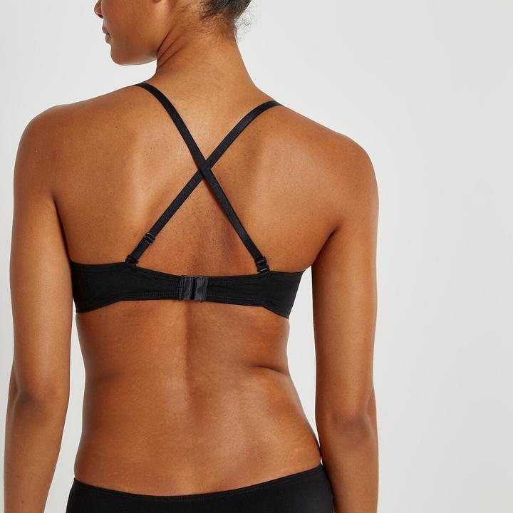 Produktbild La Redoute Collections Unifarbener Triangel-BH Cottone (65 A)