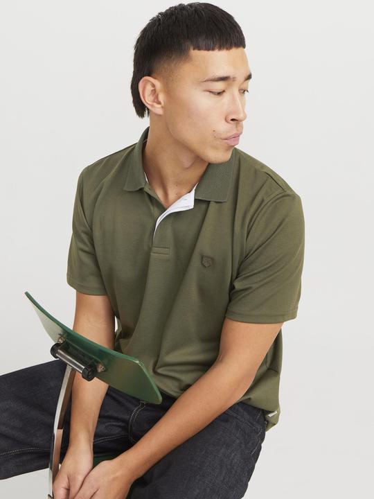 Image du produit Jack & Jones Einfarbig Hemdkragen Poloshirt Poloshirt (XS)