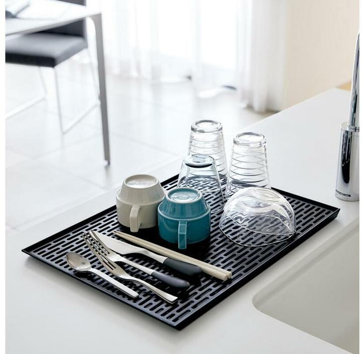 Actual product image Yamazaki Dish drainer