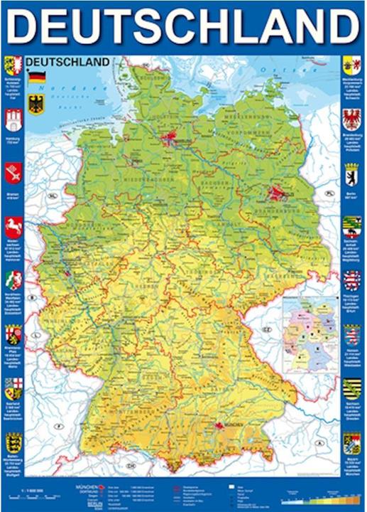 Immagine prodotto Schmidt Spiele Mappa di Germania (1000 pezzi)