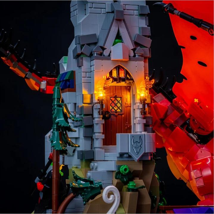 Actual product image Light my bricks LEGO® Dungeons & Dragons: Red Dragon's Tale #21348 Light Kit