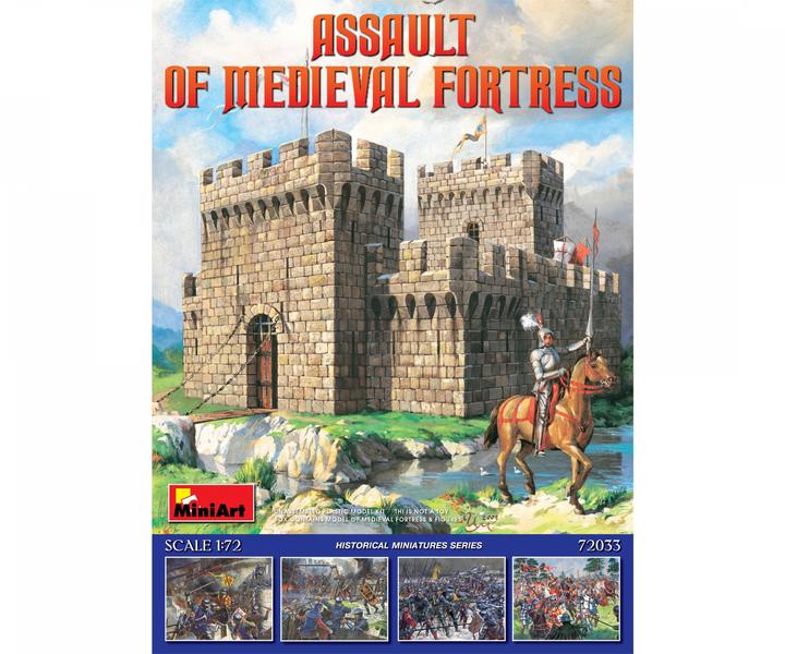Actual product image Mini art Assault of Medieval Fortress
