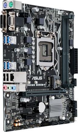Actual product image ASUS Prime B250m-K, Matx, Lga1151 (LGA 1151, Intel B250, mATX)