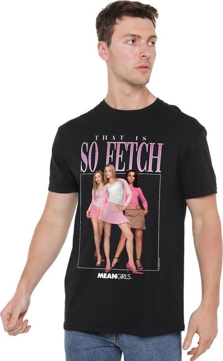 Actual product image Mean Girls Mens So Fetch 90s T-Shirt (L)