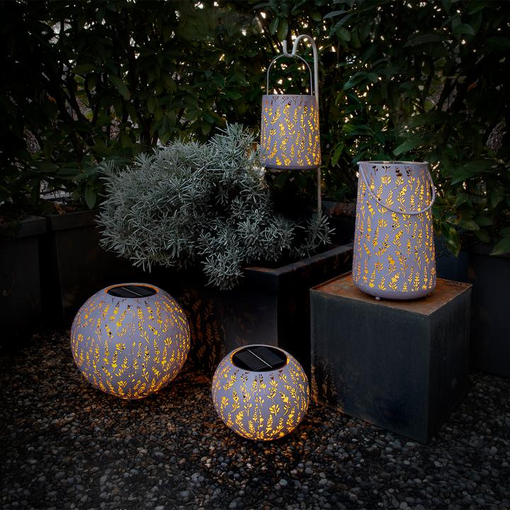 Produktbild STT Solar LED Laternen Antik Lavendula (22 x 18 cm)