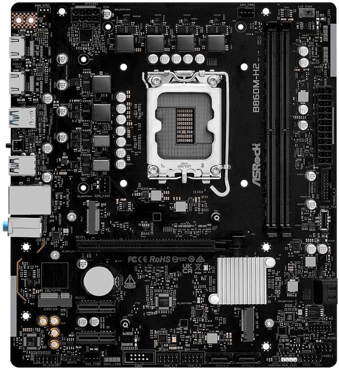 Image du produit AsRock MB Intel 1851 B860M-H2 (LGA 1851, Intel B860, mATX)