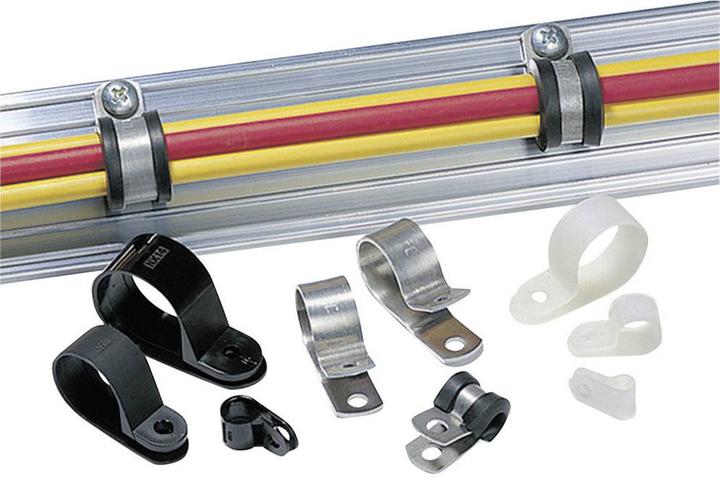 Productafbeelding HellermannTyton Montageklem aluminium 20,6mm