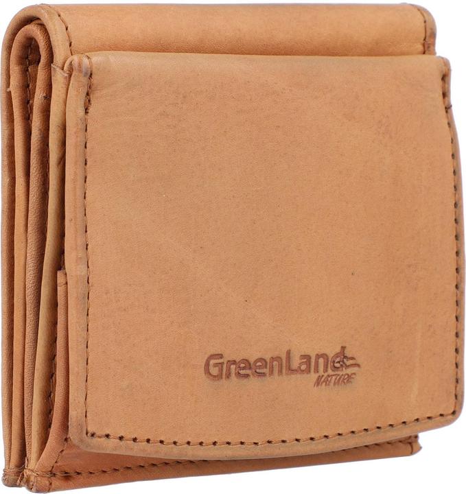 Image du produit Greenland Nature Porte-monnaie protection RFID cuir 10 cm