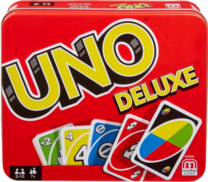 Produktbild Mattel Games Uno Kartenspiel Deluxe in Metalldose (Deutsch, Französisch, Italienisch)