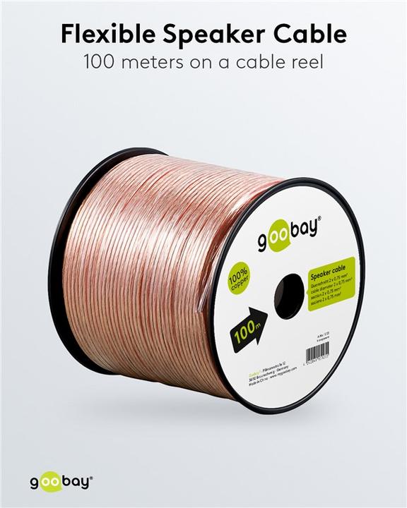 Image du produit Goobay 15125 (100 m, 0.75 mm²² mm)