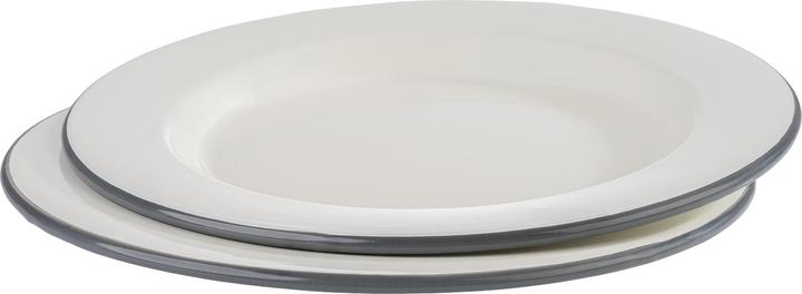 Immagine prodotto APS Piastra piatta smaltata, diametro: 260 mm, set da 2 (2 x, 26 cm)