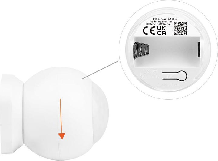 Actual product image Milight PIR sensor Zigbee 3.0 (100 m)