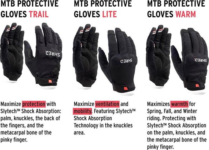 Produktbild Shred Mtb Proctective Gloves Trail (XS)