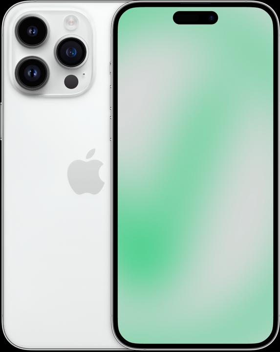 Immagine prodotto Revendo iPhone 14 Pro Max (512 GB, Argento, 6.70", 48 Mpx, SIM + eSIM, C / Buono)