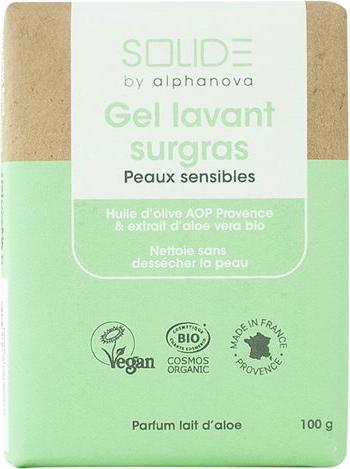 Image du produit Alphanova Solide gel lavant surgras peaux sensibles bio solide (Lotion au savon)