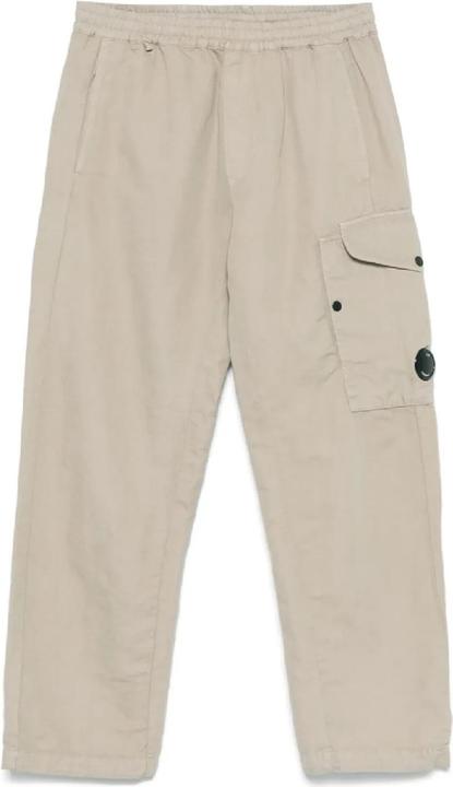 C.P. Company Regular Fit Cotton Linen Pants