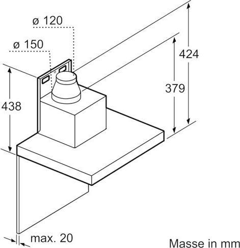 Image du produit Bosch Hausgeräte DWB98JQ50 (Hotte murale)