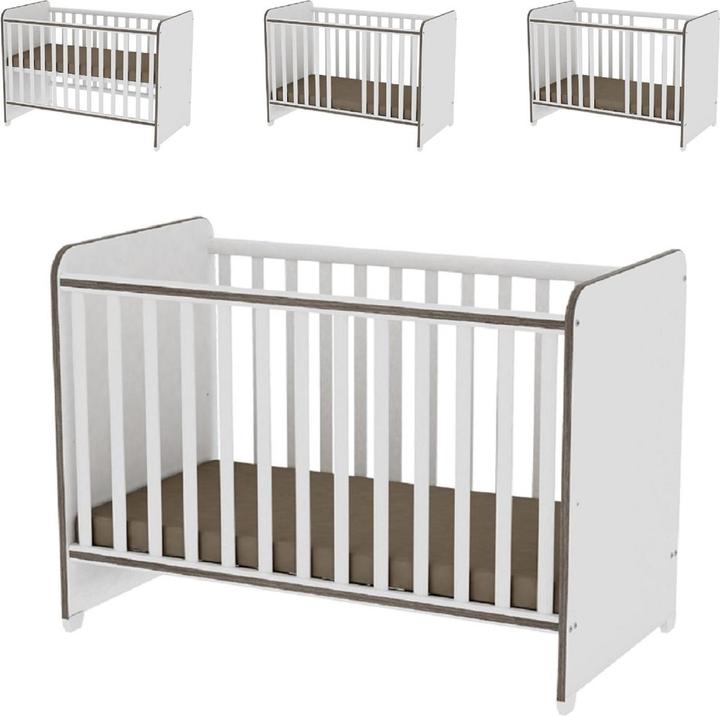 Actual product image Paidi Transland Nicky cot & chest of drawers incl. changing unit (120 x 60 cm)
