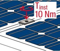 Actual product image Fischer Mittel/Endkl. Uni.vorm. PM U 30-50 AL sw (50 mm)