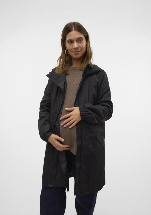 Actual product image Mamalicious Stand-up collar Elasticated cuffs Coat jacket (L)