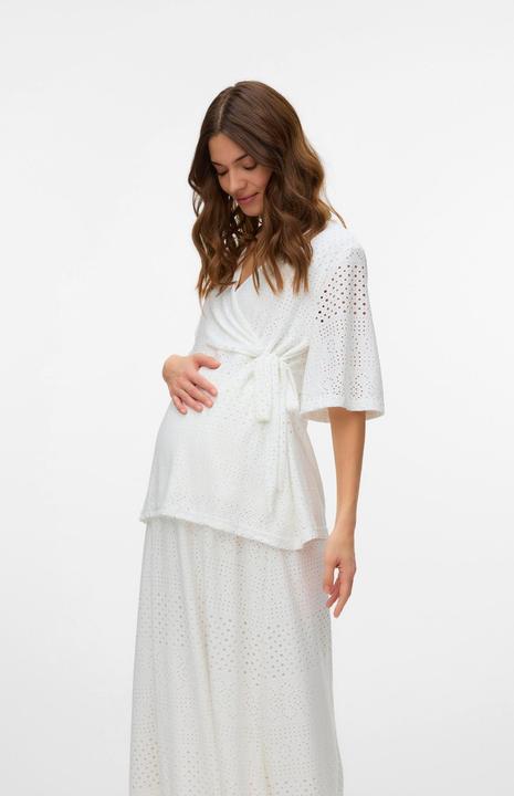 Image du produit Mamalicious Normal geschnitten V-Ausschnitt Top Bluse (XS)