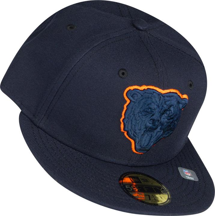 Actual product image New Era 59Fifty Fitted Cap - HEAD Chicago Bears navy - 7 3/8 (7 3/8)