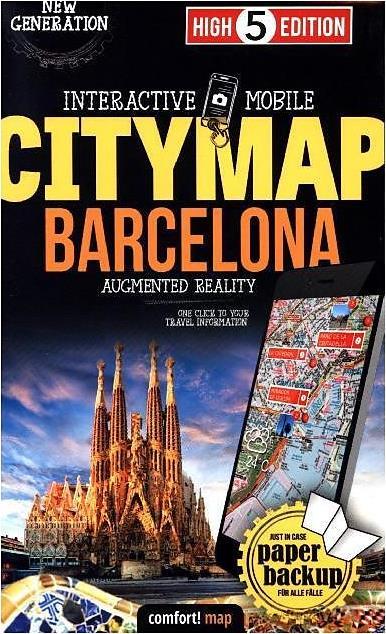 Produktbild High5 Stadtplan Barcelona 1:20 000