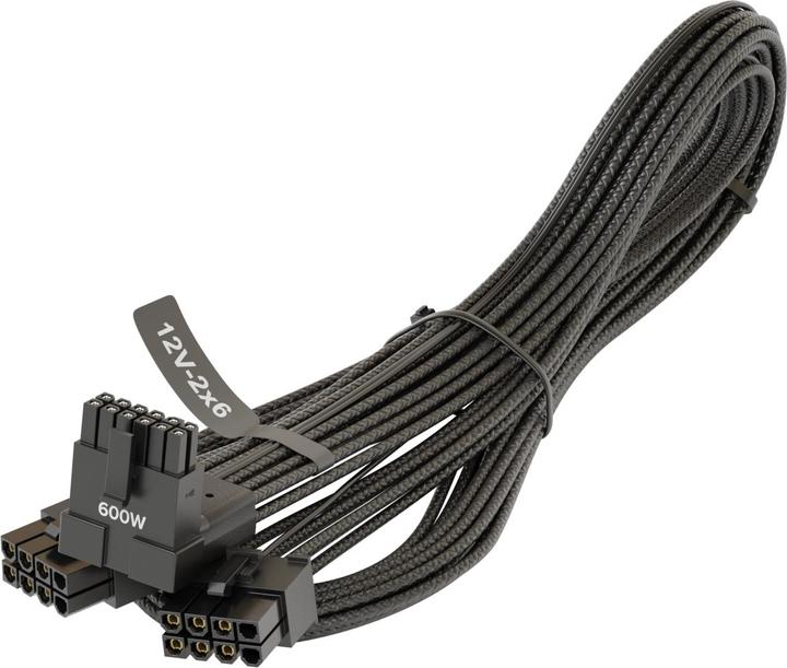 Actual product image Seasonic SS-2x8P-90°-12V-2x6-600