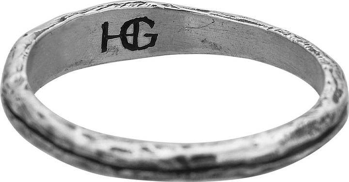 Immagine prodotto Haze & Glory Ring Bandring - Slider Oxid Finish 925 Silber (60, 925 Argento)