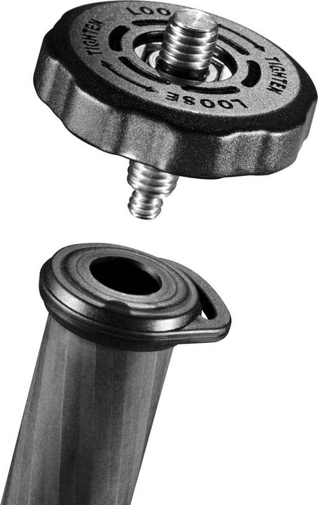 Immagine prodotto mantona Treppiede 2 in 1 in carbonio titanio, 159 cm (Carbonio)