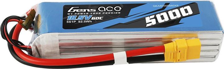 Gens Ace RC Battery LiPo 5000 mAh 18.5 V 60 C (18.50 V, 5000 mAh)