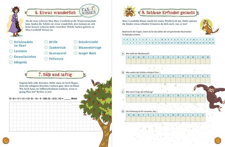 Produktbild Die Schule der magischen Tiere: Endlich Pause! Das grosse Rätselbuch Band 2 (Deutsch, Nina Dulleck, Christiane Hahn, Nikki Busch, Margit Auer, 2021)