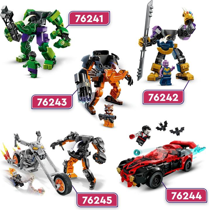 Image du produit LEGO Ghost Rider avec Mech & Bike (76245, LEGO Marvel)